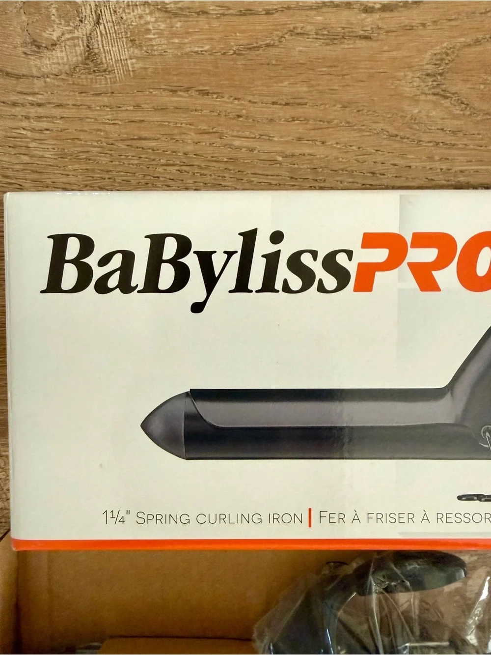 BaByliss Pro Porcelain Ceramic Curling Iron, 1 1/4” Barrel, NEW IN BOX